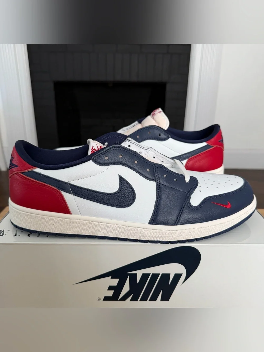 Air Jordan 1 Retro Low “Howard University” - Mens Size 16 - (HQ2993-100)